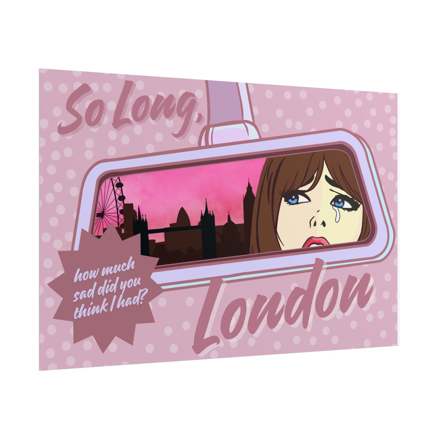 So Long, London Poster